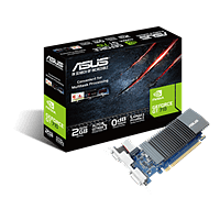 Asus GeForce GT 710 Evo Silent 2GB GDDR5  Tarjeta Gráfica Nvidia