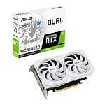 Asus Dual GeForce RTX 3060 White OC 8GB GDDR6  Tarjeta Gráfica Nvidia