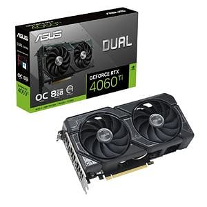 Asus Dual GeForce RTX 4060 Ti OC V2 8GB GDDR6 DLSS3  Tarjeta Gráfica Nvidia