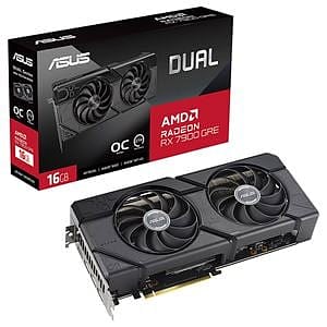 Asus Dual Radeon RX 7900 GRE OC 16GB GDDR6  Tarjeta Gráfica AMD