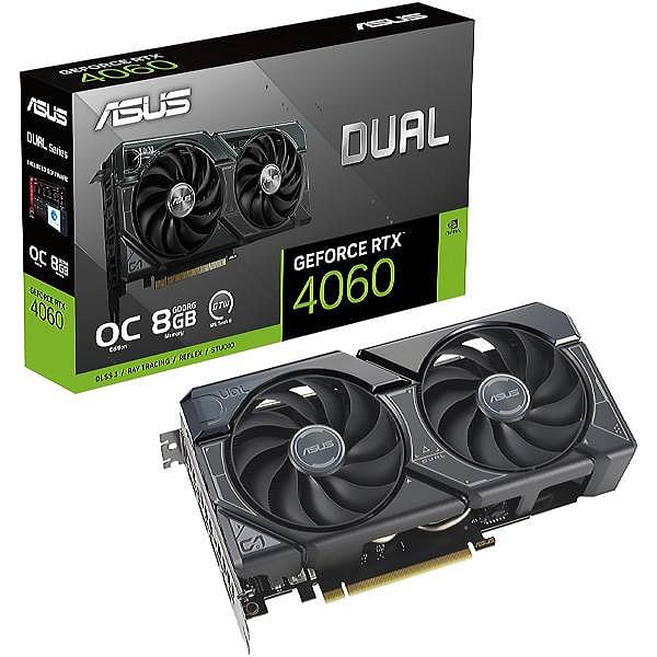 Asus Dual GeForce RTX 4060 OC 8GB GDDR6 V2 DLSS3  Tarjeta Gráfica Nvidia