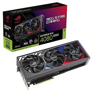 Asus ROG Strix GeForce RTX 4080 Super 16GB GDDR6X DLSS3  Tarjeta Gráfica Nvidia