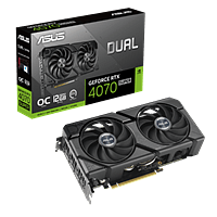 Asus Dual GeForce RTX 4070 Super OC EVO 12GB GDDR6X DLSS3  Tarjeta Gráfica Nvidia