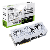 Asus TUF Gaming GeForce RTX 4070 Ti Super OC White 16GB GDDR6X DLSS3 BTF Edition - Tarjeta Gráfica Nvidia