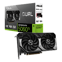 Asus GeForce RTX 5060 Ti Dual OC 16GB GDDR7 DLSS4 | Tarjeta Gráfica Nvidia