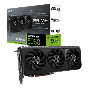 Asus GeForce RTX 5060 Prime OC 8GB GDDR7 DLSS4  Tarjeta Gráfica Nvidia
