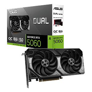 Asus GeForce RTX 5060 Dual OC 8GB GDDR7 DLSS4  Tarjeta Gráfica Nvidia
