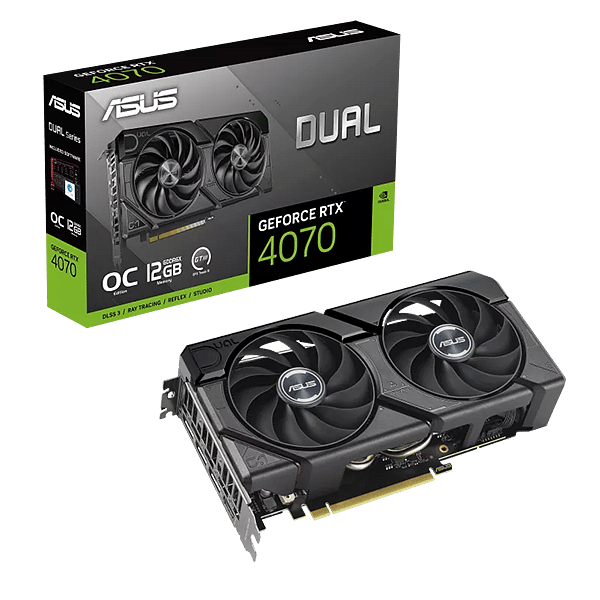 Asus Dual GeForce RTX 4070 EVO V2 12GB GDDR6 DLSS3  Tarjeta Gráfica Nvidia