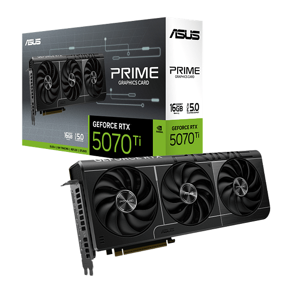 Asus GeForce RTX 5070 Ti Prime 16GB GDDR7 DLSS4  Tarjeta Gráfica Nvidia