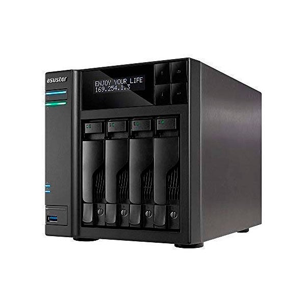 Asustor AS7004T 4 Bahías i3 2Core 35GHz 2GB DDR3  NAS