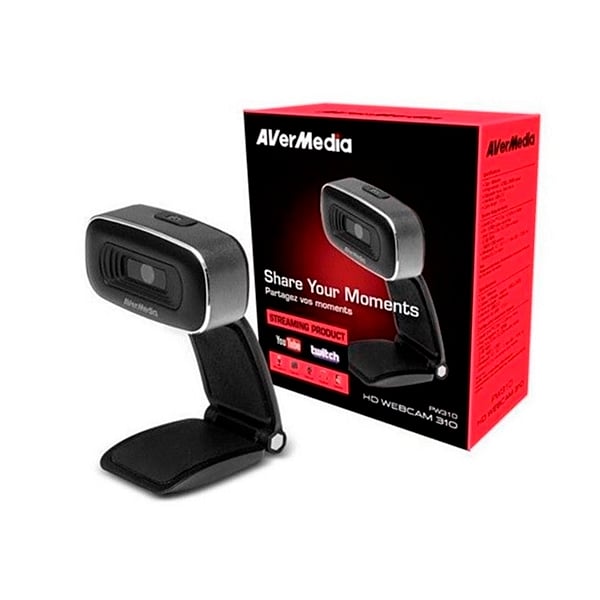 Avermedia PW310 FHD 1080P 30FPS Black  Webcam