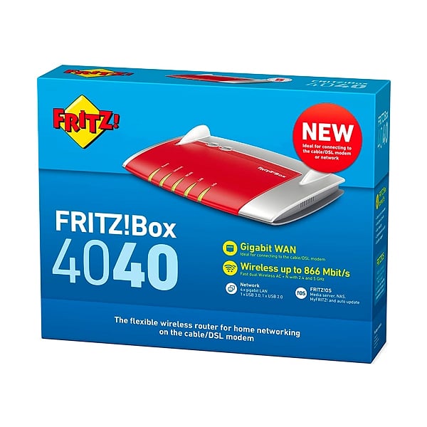 AVM Fritz Box 4040 International AC1300  Router