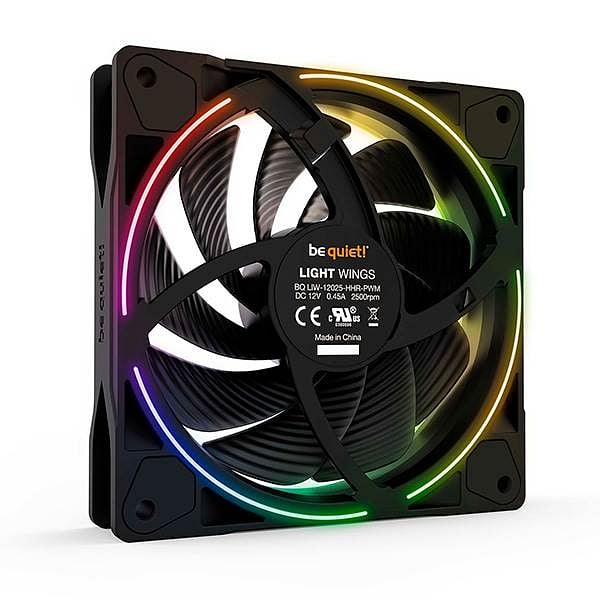 Be Quiet Light Wings High Speed 120mm  ARGB  Ventilador