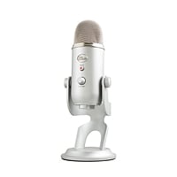 Blue Yeti USB Plata - Micrófono