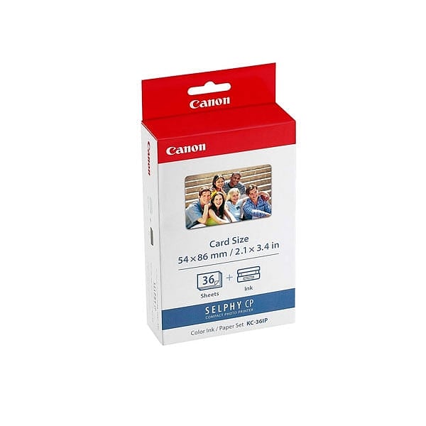 Canon papeltinta tamaño tarjeta crédito 36und  Consumible