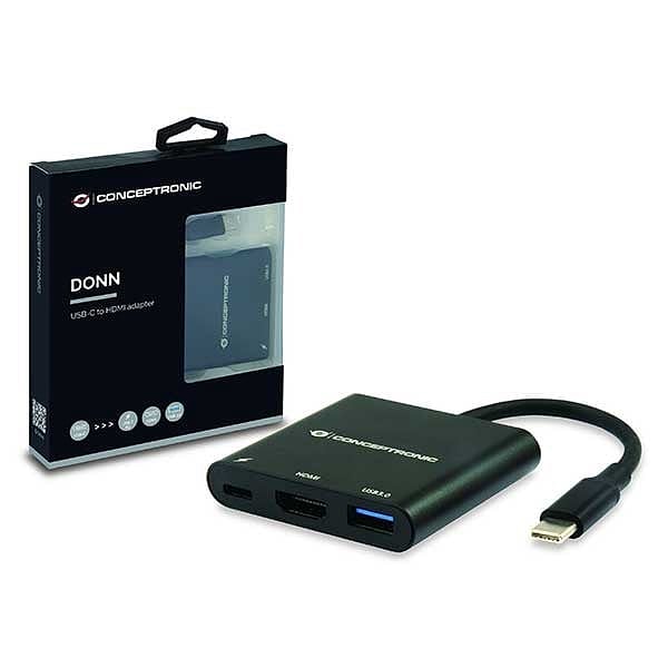 Conceptronic USBC Macho a HDMI Hembra 015cm  Adaptador