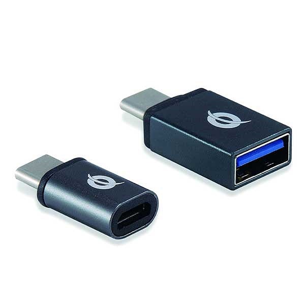 Conceptronic USBC 31 MicroUSB USBA Pack x2  Adaptador