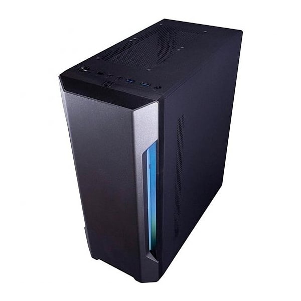 Coolbox Deep Gaming DGCA195 Cristal Templado RGB USB 30 Gris  Caja