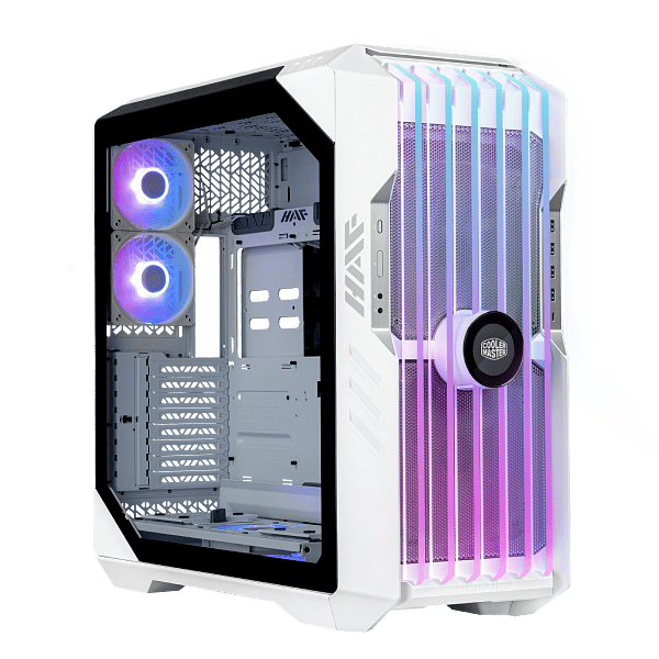 Cooler Master HAF 700 EVO ARGB Cristal Templado Pantalla LCD  Caja EATX Blanca