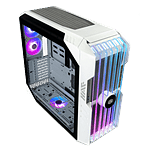 Cooler Master HAF 700 EVO ARGB Cristal Templado Pantalla LCD  Caja EATX Blanca