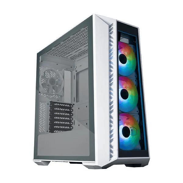 Cooler Master MasterBox 520 ARGB  Caja ATX Cristal Templado Blanca