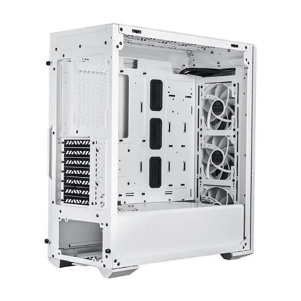 Cooler Master MasterBox 520 ARGB  Caja ATX Cristal Templado Blanca