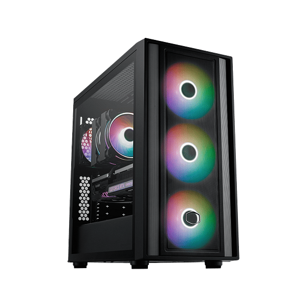Cooler Master MasterBox 600  Caja ATX Mid Tower Black