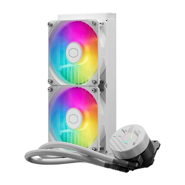 Cooler Master Masterliquid 240L Core ARGB  Refrigeración Líquida Blanca