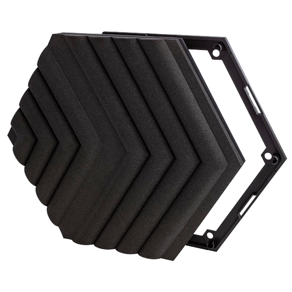 Corsair Wave Panels Starter Set 6 unidades Espuma tratamiento acustico color negro  Accesorio