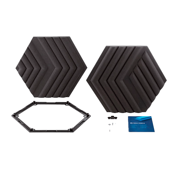 Corsair Wave Panels Starter Set 6 unidades Espuma tratamiento acustico color negro  Accesorio