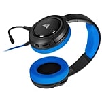 Corsair HS35 stereo azul  Auriculares