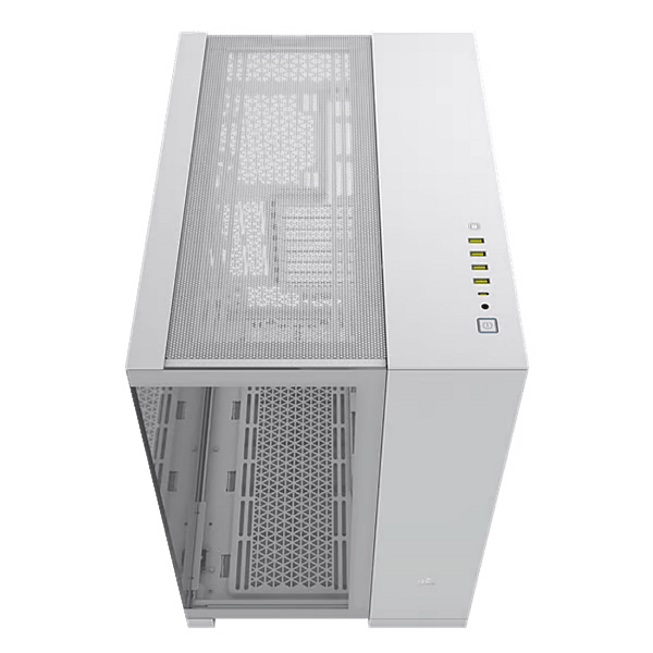 Corsair iCUE Link 6500x RGB Doble  Caja EATX Cristal templado Blanca