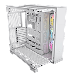 Corsair iCUE Link 6500x RGB Doble  Caja EATX Cristal templado Blanca