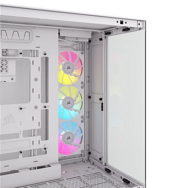 Corsair iCUE Link 6500x RGB Doble  Caja EATX Cristal templado Blanca