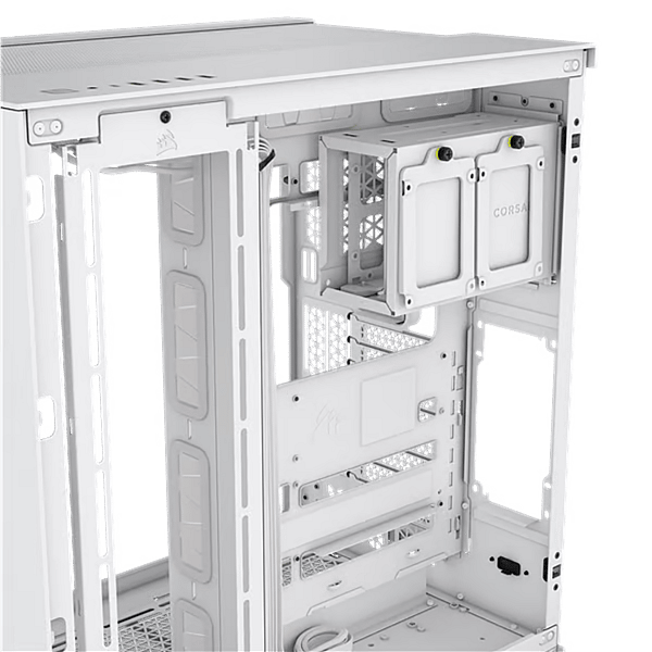 Corsair iCUE Link 6500x RGB Doble  Caja EATX Cristal templado Blanca