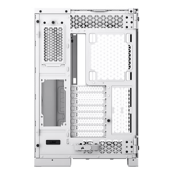 Corsair iCUE Link 6500x RGB Doble  Caja EATX Cristal templado Blanca