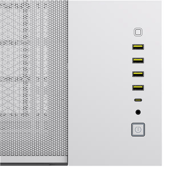 Corsair iCUE Link 6500x RGB Doble  Caja EATX Cristal templado Blanca