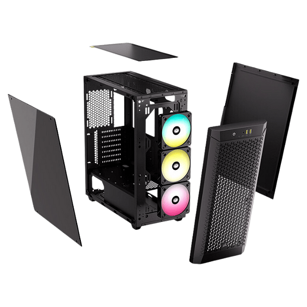 Corsair 480T Airflow RGB  Caja ATX Cristal templado Negra