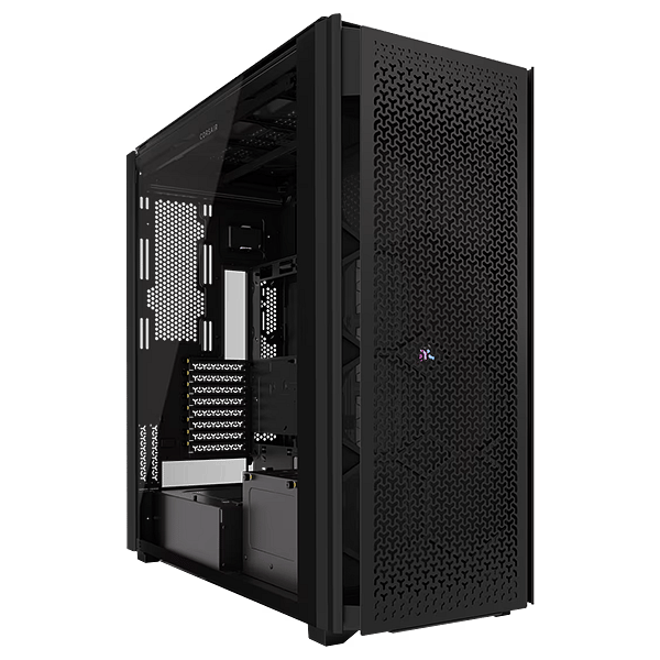 Corsair iCUE 9000D RGB Airflow  Caja EATX Negra Cristal Templado