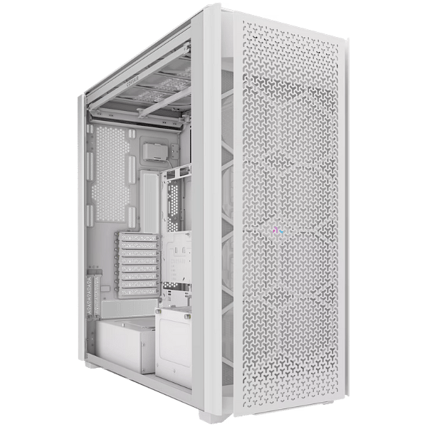 Corsair iCUE 9000D RGB Airflow  Caja EATX Blanca Cristal Templado