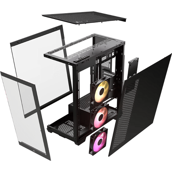 Corsair 3500X ARGB  Caja EATX Negra Cristal templado