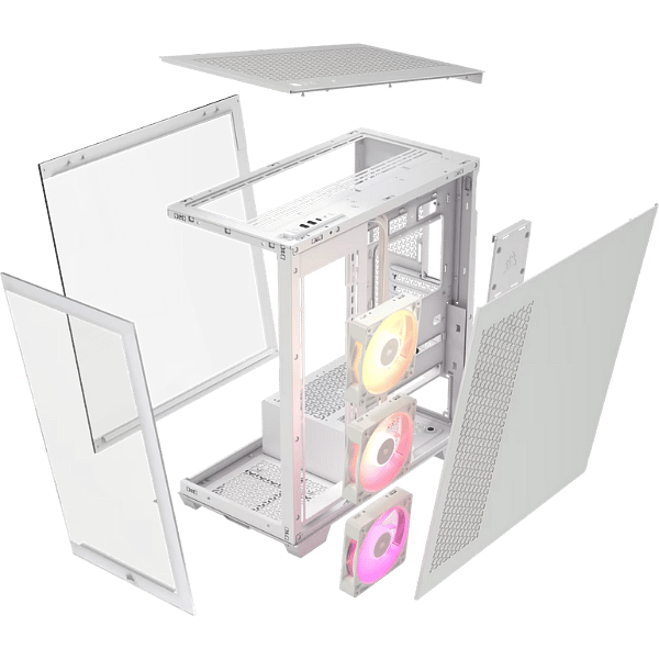 Corsair iCUE 3500X ARGB  Caja EATX Blanca Cristal templado