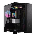 Corsair 6500x Doble  Caja EATX Cristal templado Negra Aluminio Obsidian