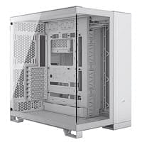 Corsair 6500x Doble | Caja E-ATX Cristal templado Blanca Aluminio Gris Satinado