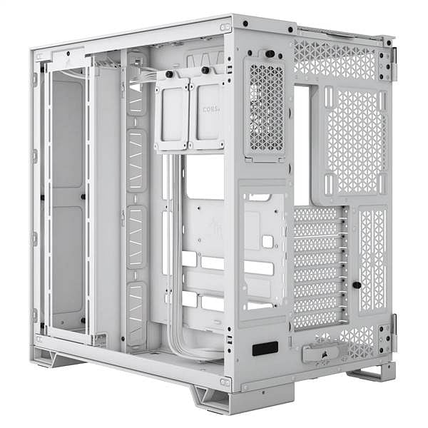 Corsair 6500x Doble  Caja EATX Cristal templado Blanca Aluminio Gris Satinado