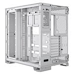 Corsair 6500x Doble  Caja EATX Cristal templado Blanca Aluminio Gris Satinado