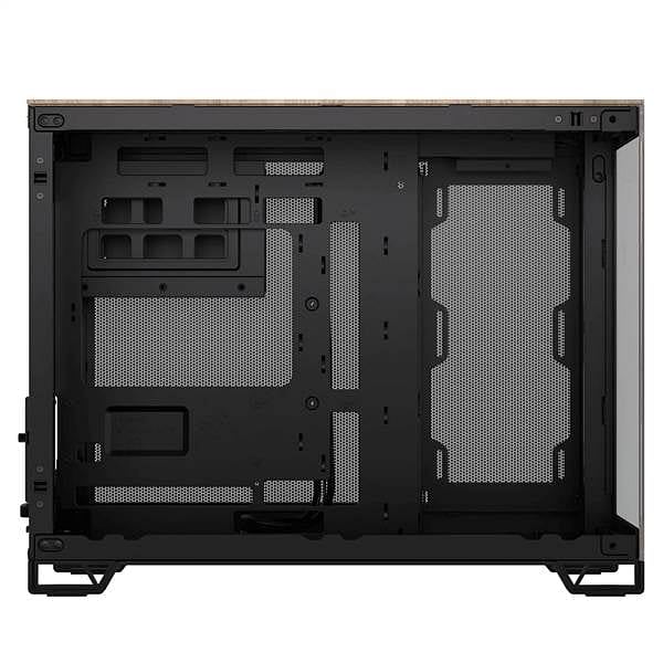 Corsair 2500x Doble  Caja MATX Cristal templado Negro  Nogal