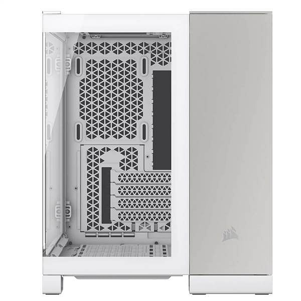 Corsair 2500x Doble  Caja MATX Cristal templado Blanco  Gris Satinado