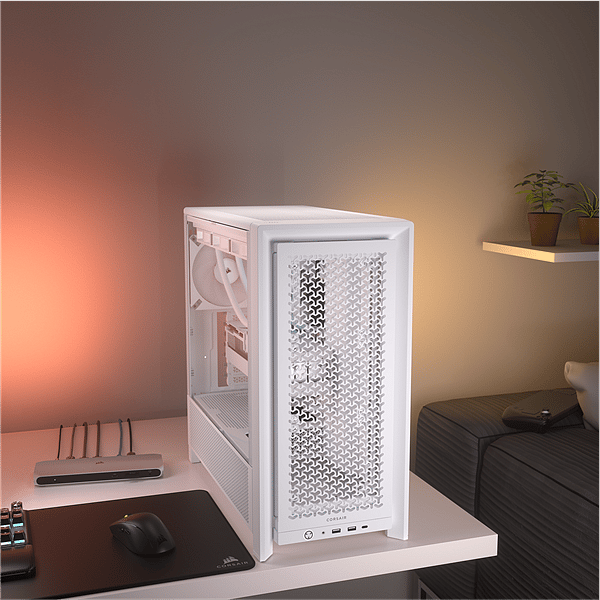 Corsair Frame 4000D  Caja EATX Cristal templado Blanca