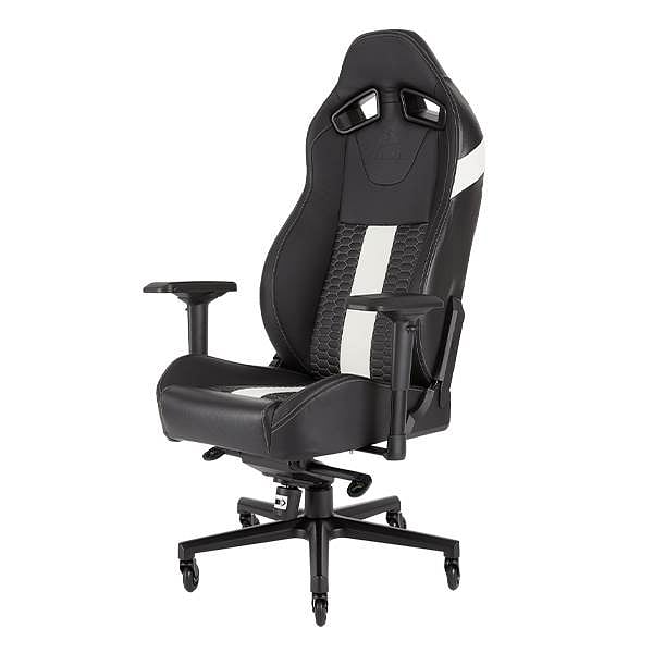 Corsair T2 Road Warrior Black  White  Silla